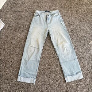 Hollister ultra high rise dad jeans Light Blue Denim Jeans